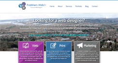 Desktop Screenshot of frodshamweb.co.uk