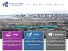 Tablet Screenshot of frodshamweb.co.uk